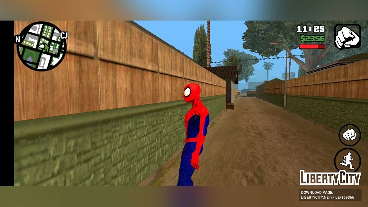 Модель Человека Паука / GTA San Andreas (iOS, Android)