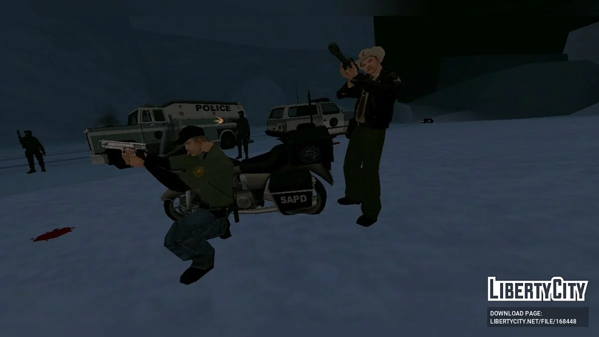 Сборник зимних пешеходов v2 / GTA San Andreas (iOS, Android)