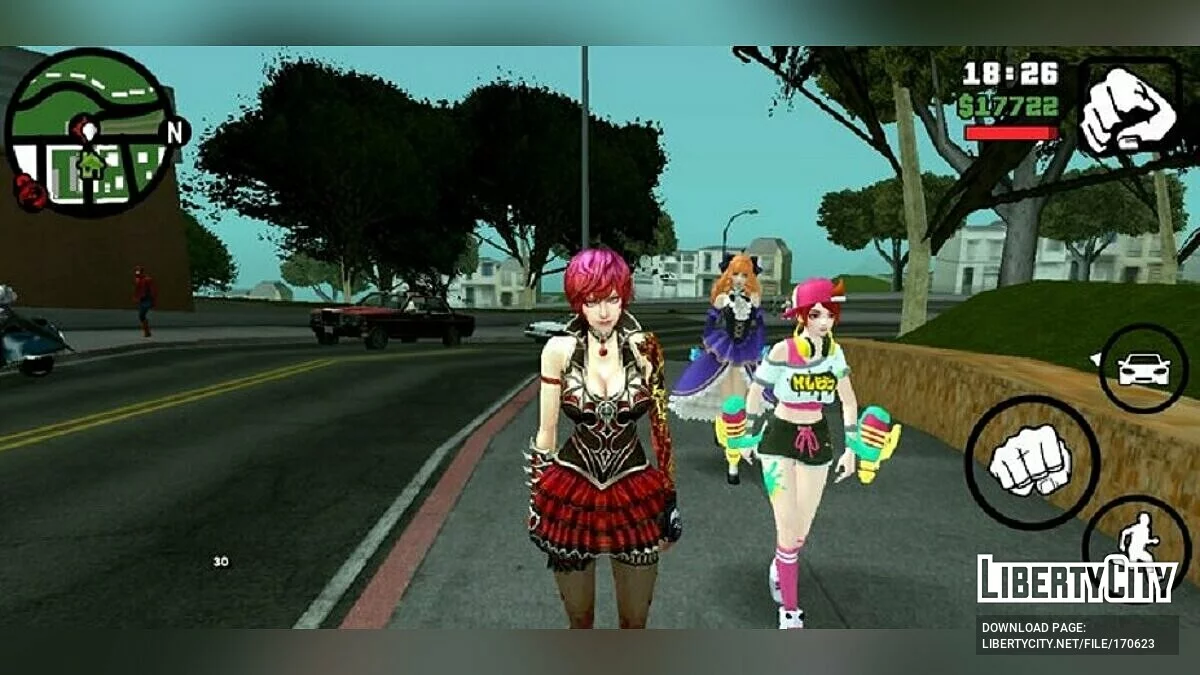 Элизабет и Соня / GTA San Andreas (iOS, Android)