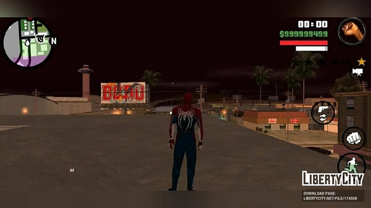 Человек-паук / GTA San Andreas (iOS, Android)