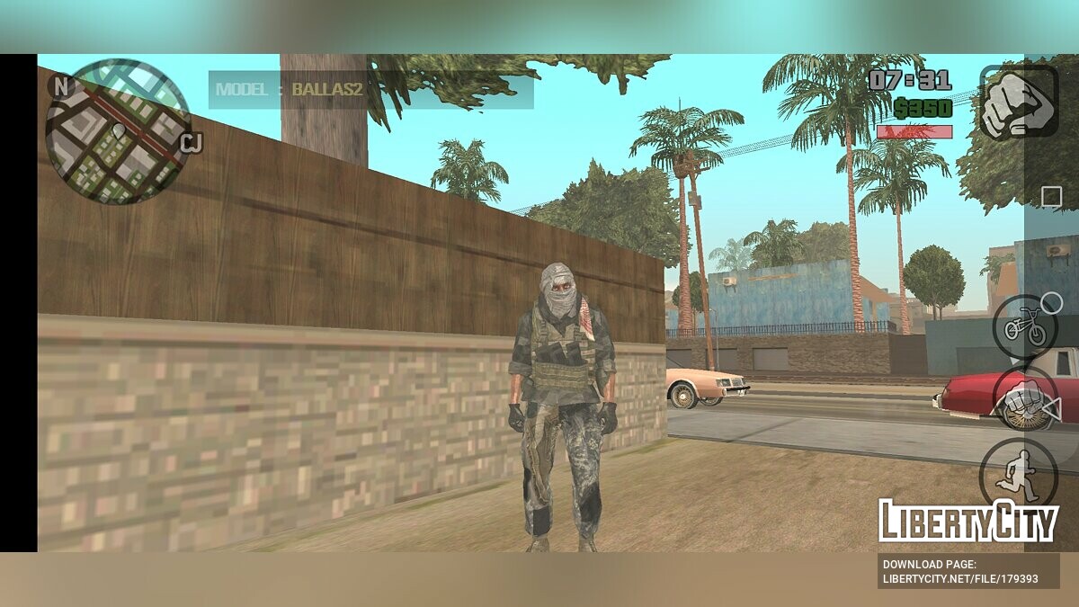 Скачать Арабы из Call Of Duty 4: Modern Warfare для GTA San Andreas (iOS,  Android)