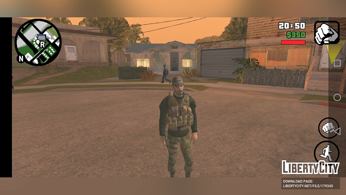 Скачать Гас из Call of Duty: Modern Warfare для GTA San Andreas (iOS,  Android)