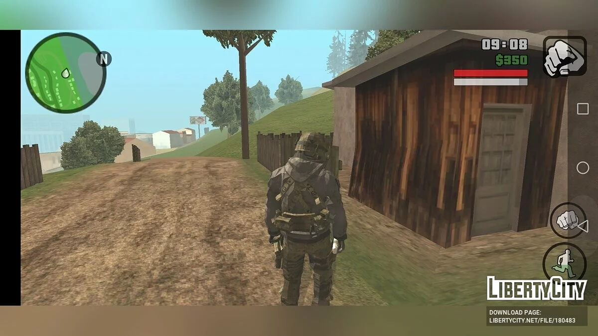 Скины из Call of Duty - Modern Warfare / GTA San Andreas (iOS, Android)