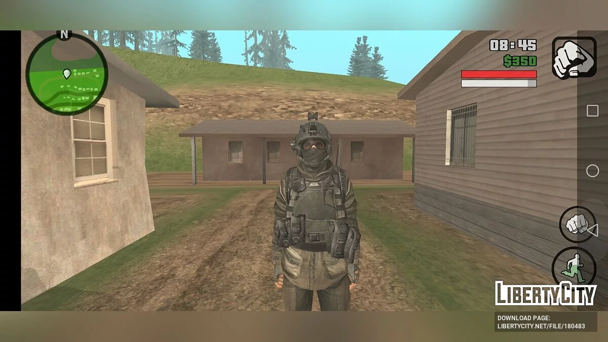 Скины из Call of Duty - Modern Warfare / GTA San Andreas (iOS, Android)