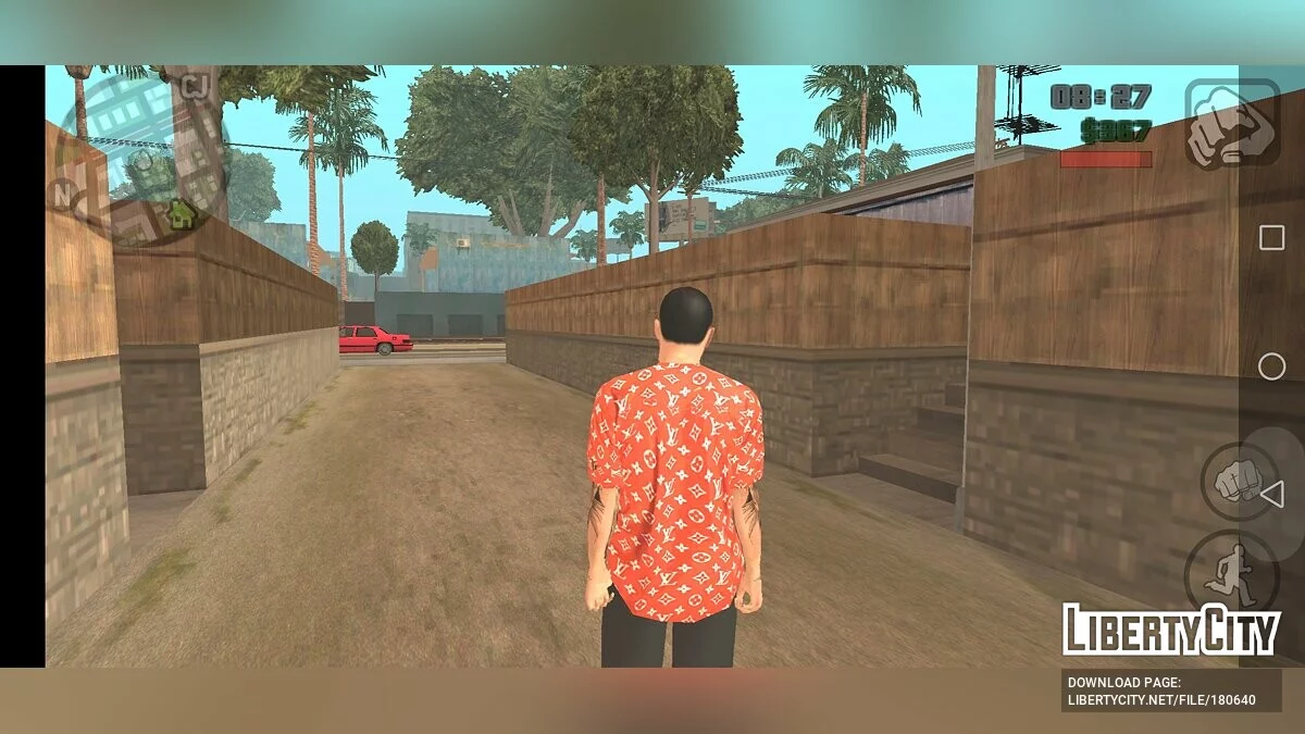 Тимати в красной рубашке / GTA San Andreas (iOS, Android)