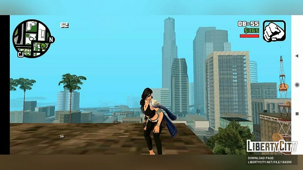 Луна из Free Fire / GTA San Andreas (iOS, Android)
