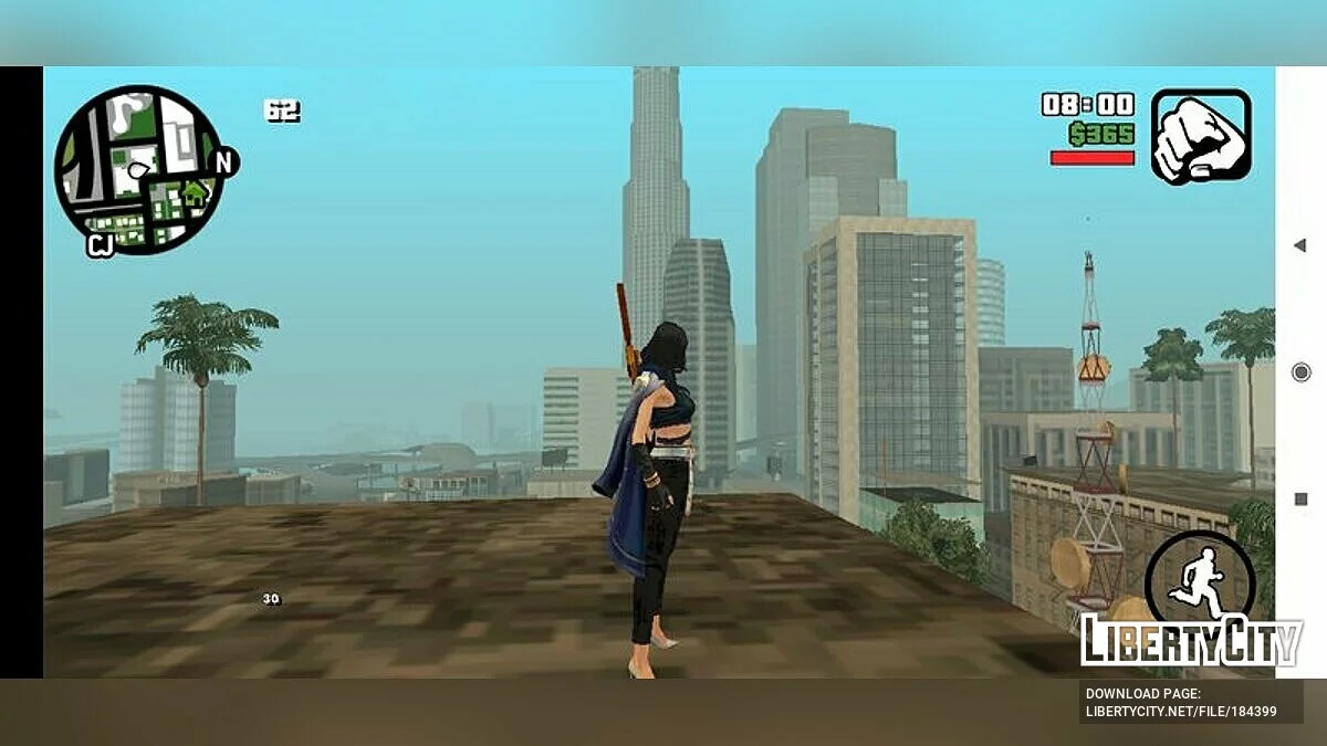 Луна из Free Fire / GTA San Andreas (iOS, Android)