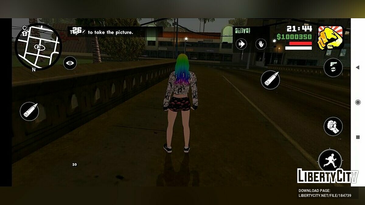 Скачать Ahegao Girl для GTA San Andreas (iOS, Android)