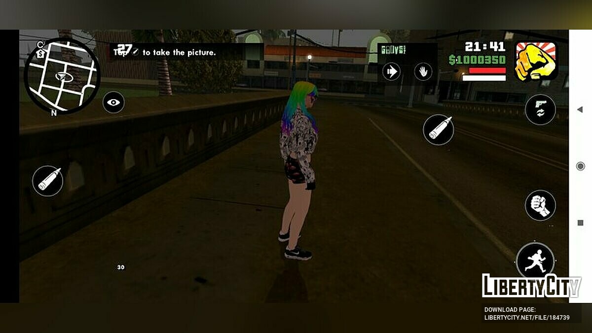 Скачать Ahegao Girl для GTA San Andreas (iOS, Android)