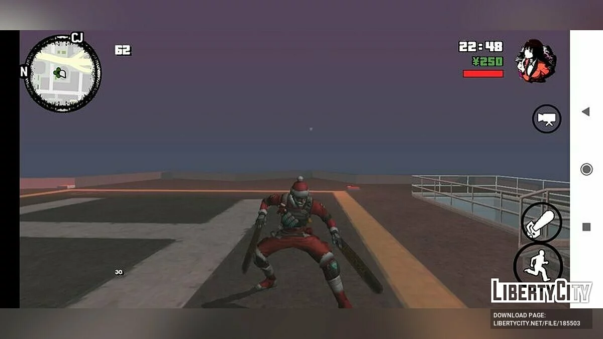 Santa Militia Antonio из Free Fire / GTA San Andreas (iOS, Android)