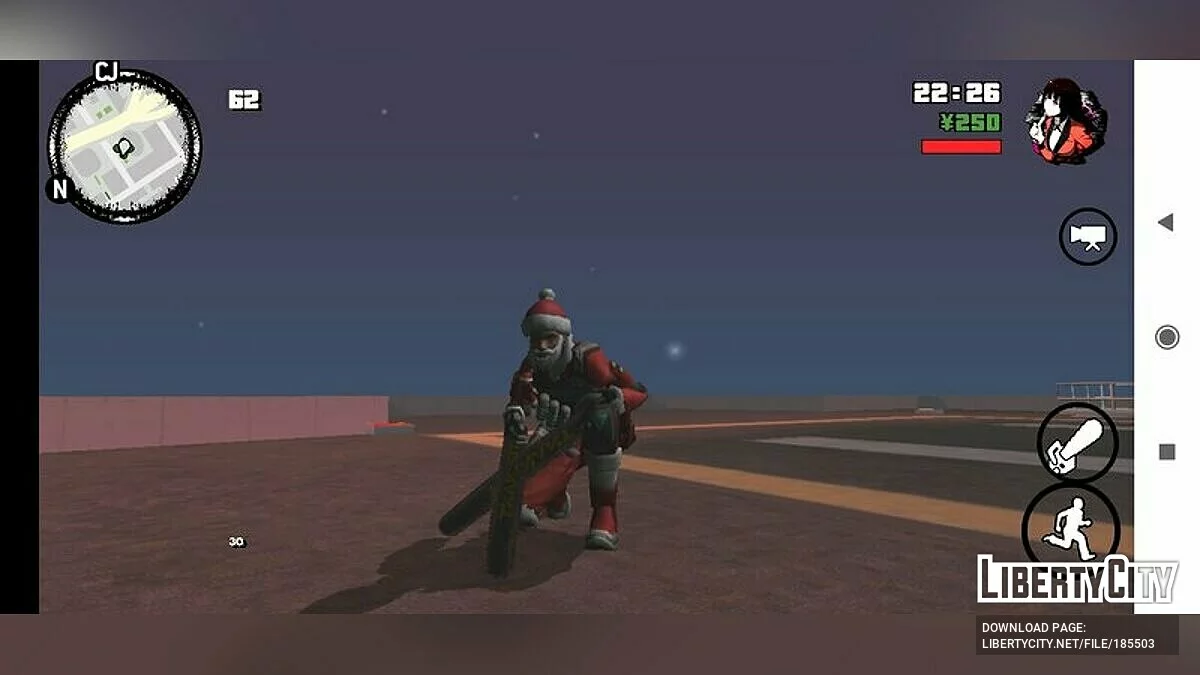 Santa Militia Antonio из Free Fire / GTA San Andreas (iOS, Android)