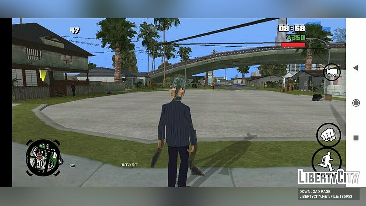 Скачать Somybu Человек-пила для GTA San Andreas (iOS, Android)