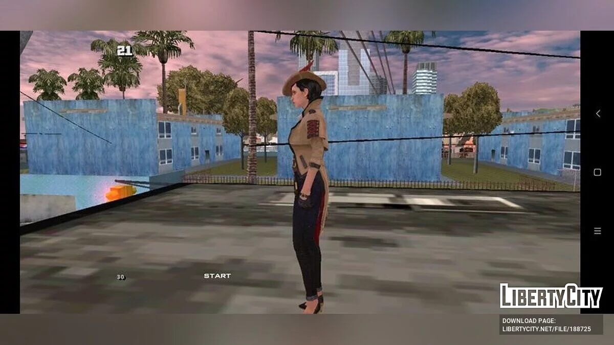 Clu из Free Fire / GTA San Andreas (iOS, Android)