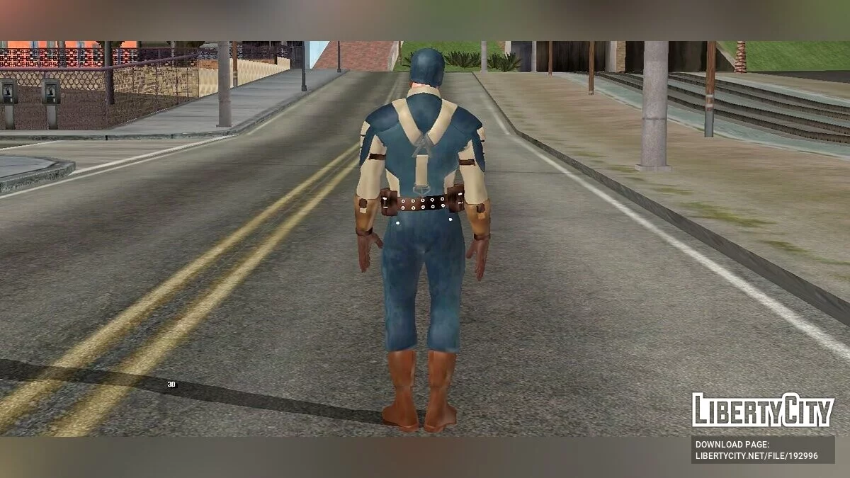 Капитан Америка (только DFF) / GTA San Andreas (iOS, Android)