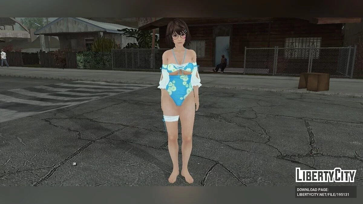 Цукуши в купальнике / GTA San Andreas (iOS, Android)
