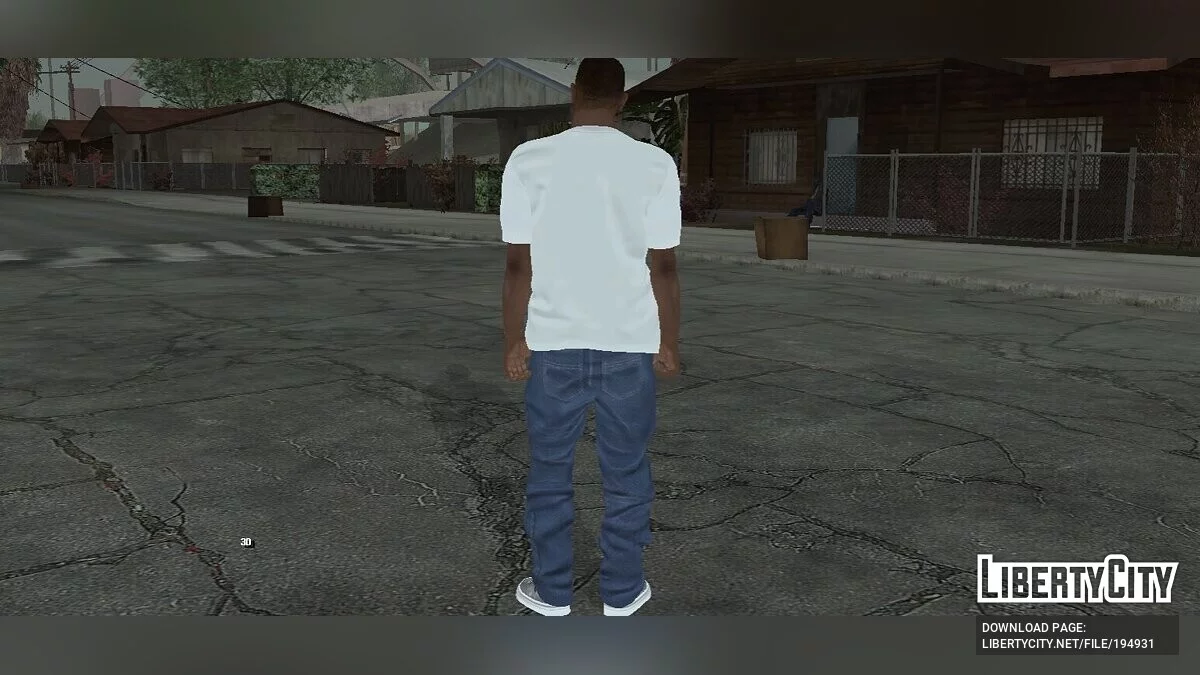 HD Карл Джонсон в футболке Homies Sharp / GTA San Andreas (iOS, Android)
