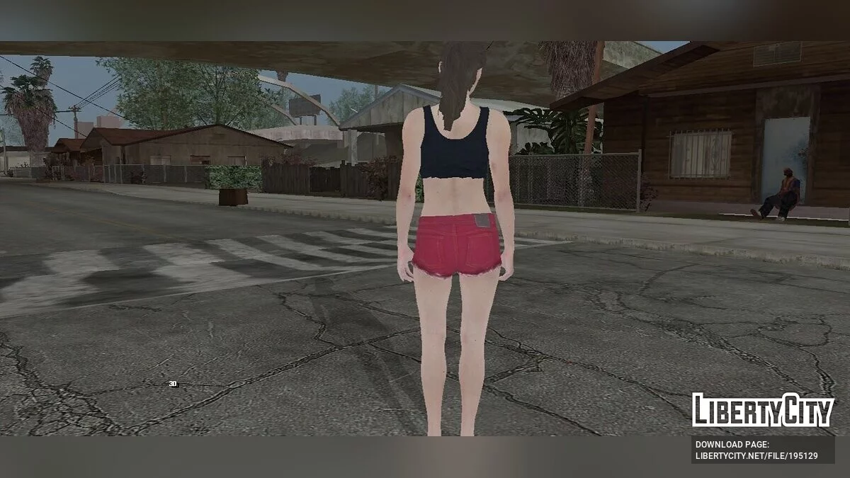 Клэр Рэдфилд в коротких шортах / GTA San Andreas (iOS, Android)