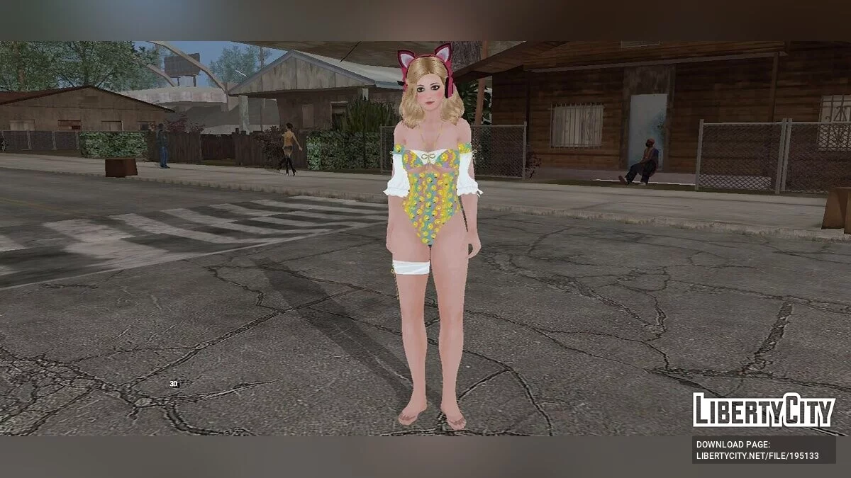 Лаки Хлоя из Tekken в купальнике / GTA San Andreas (iOS, Android)