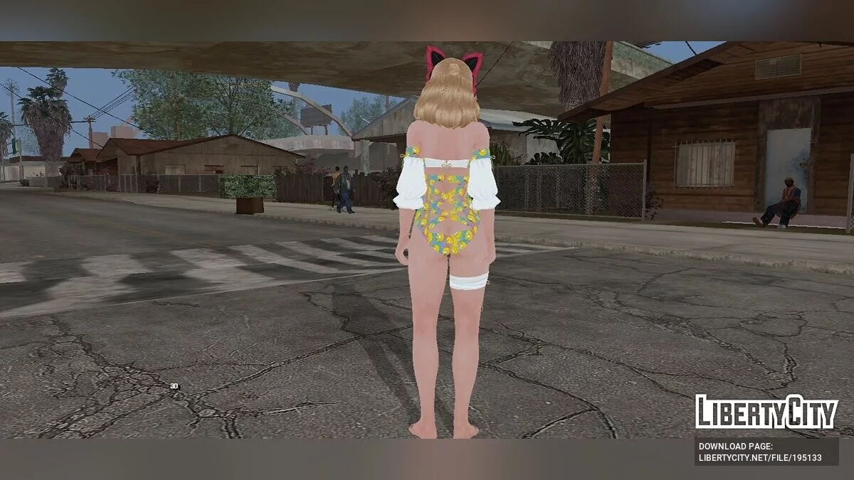 Лаки Хлоя из Tekken в купальнике / GTA San Andreas (iOS, Android)