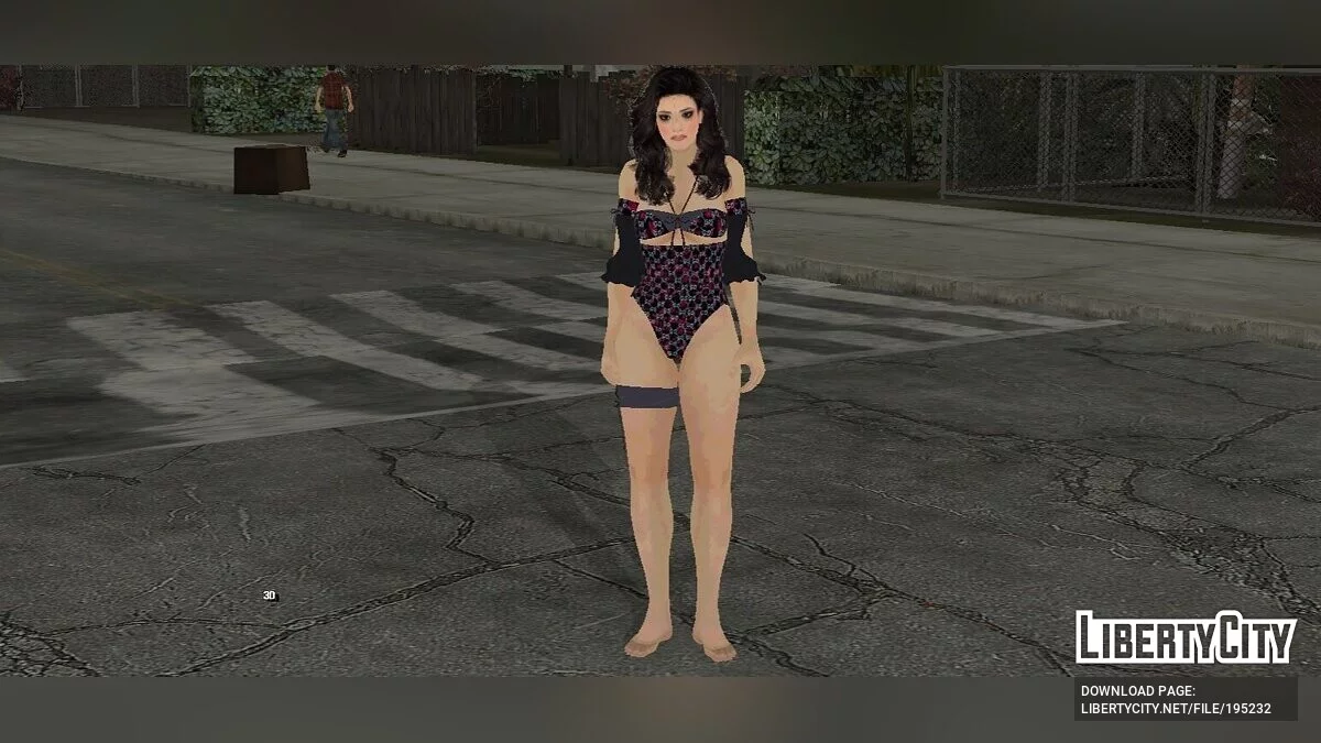 Мизуки Макклауд в сексуальном купальнике / GTA San Andreas (iOS, Android)