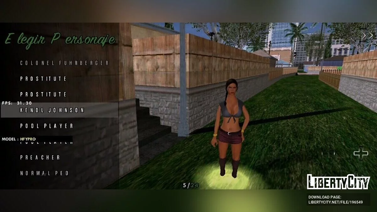 298 оригинальных HD скинов / GTA San Andreas (iOS, Android)