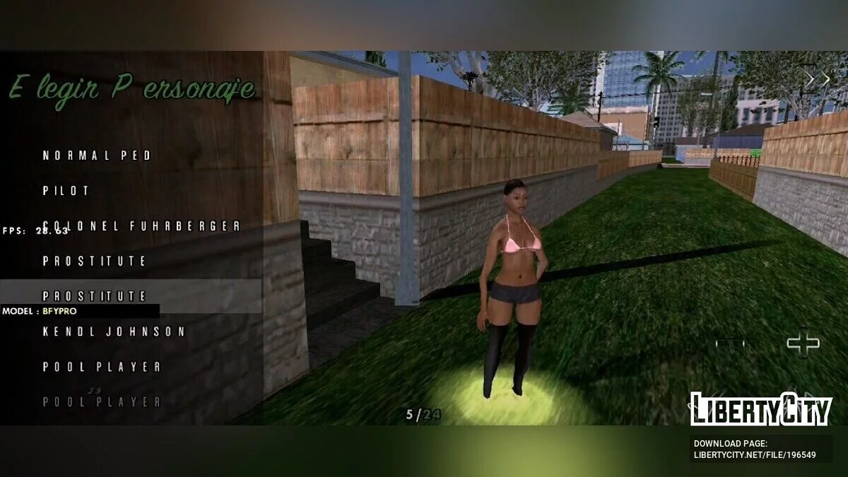 298 оригинальных HD скинов / GTA San Andreas (iOS, Android)