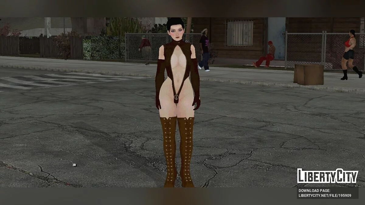 Девушка в сексуальном наряде / GTA San Andreas (iOS, Android)