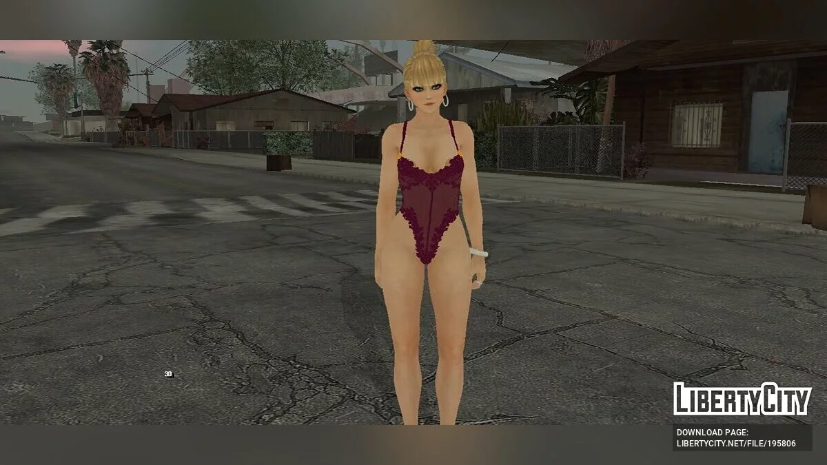 Катсуми в купальнике / GTA San Andreas (iOS, Android)