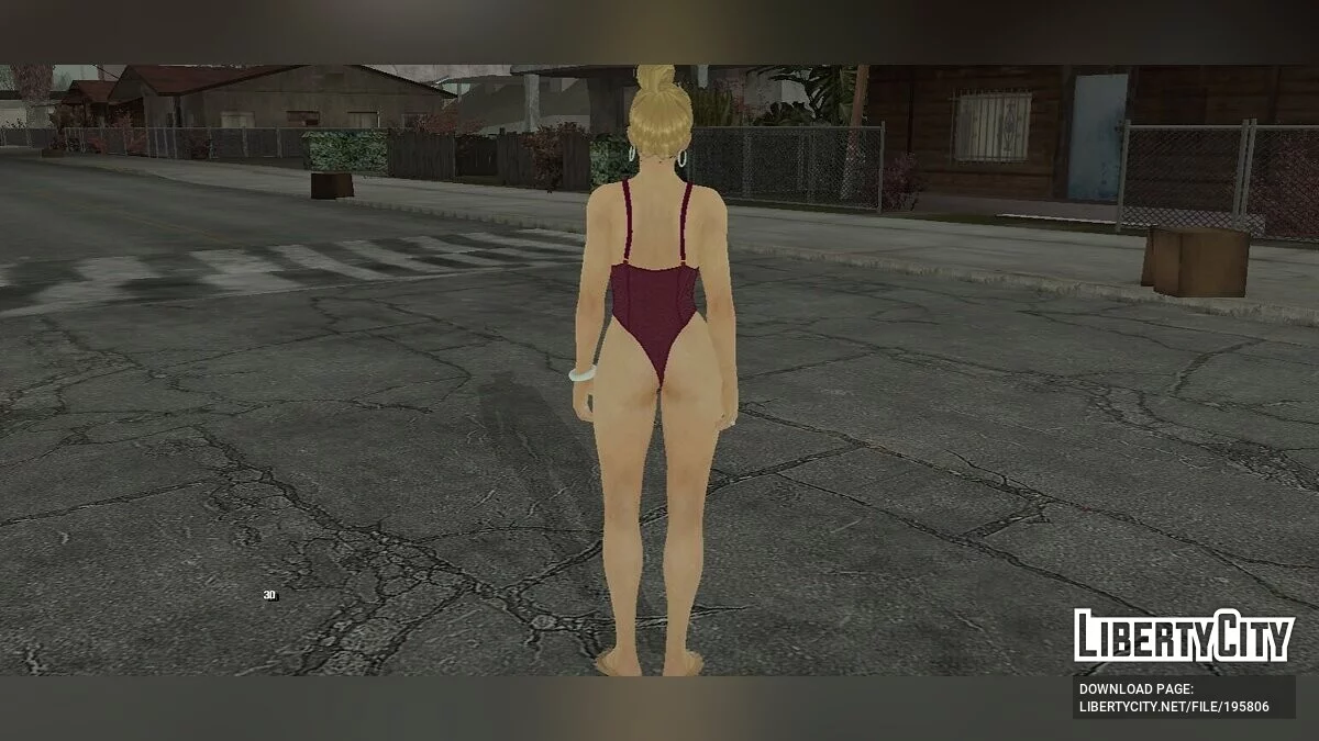 Катсуми в купальнике / GTA San Andreas (iOS, Android)