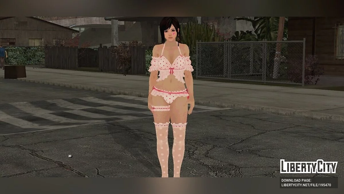 Кокоро в сексуальном наряде / GTA San Andreas (iOS, Android)