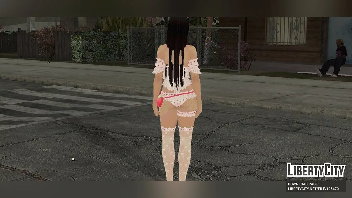 Кокоро в сексуальном наряде / GTA San Andreas (iOS, Android)