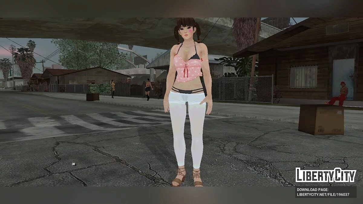 Лэй-Фанг в розовом наряде / GTA San Andreas (iOS, Android)