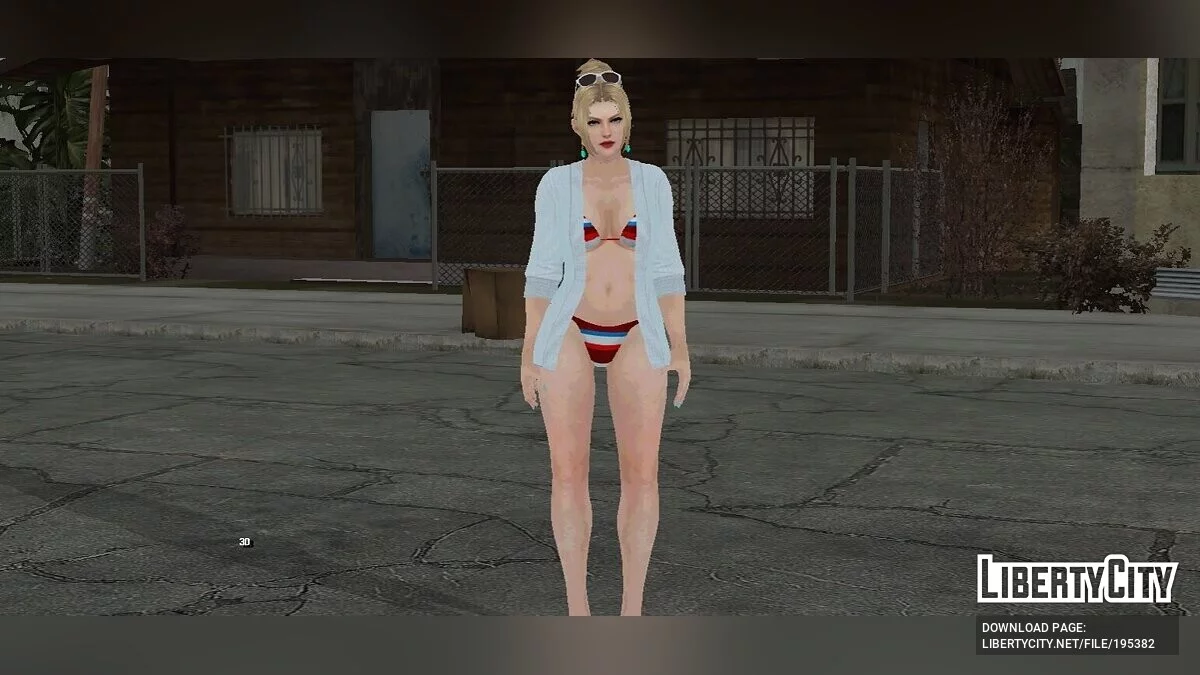 Рэйчел в купальнике / GTA San Andreas (iOS, Android)