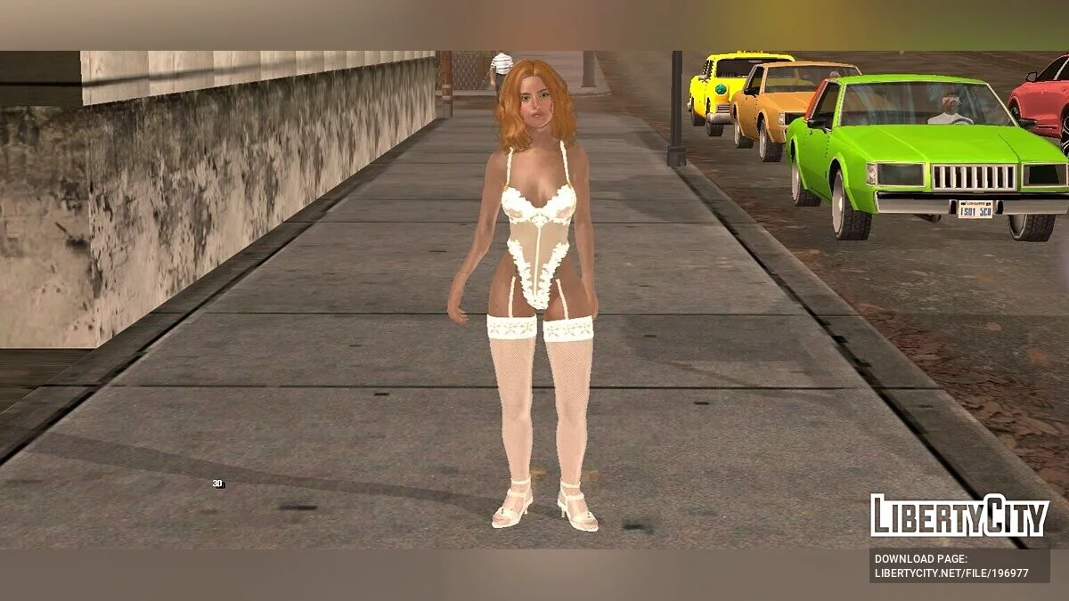 Девушка в сексуальном наряде / GTA San Andreas (iOS, Android)