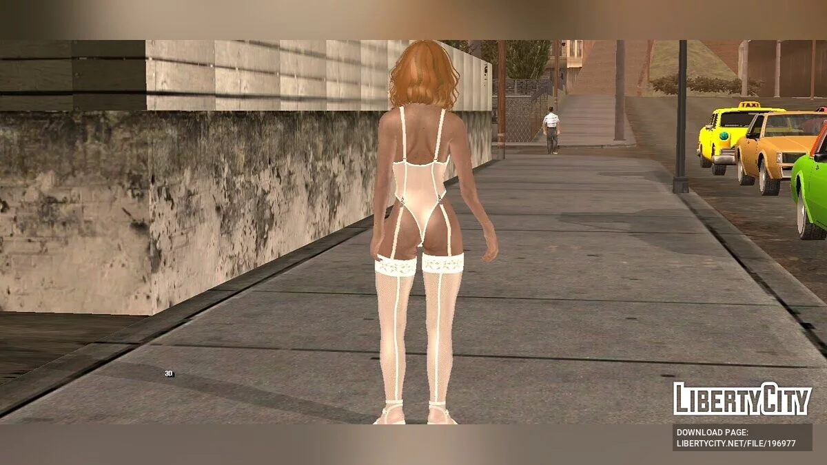 Девушка в сексуальном наряде / GTA San Andreas (iOS, Android)