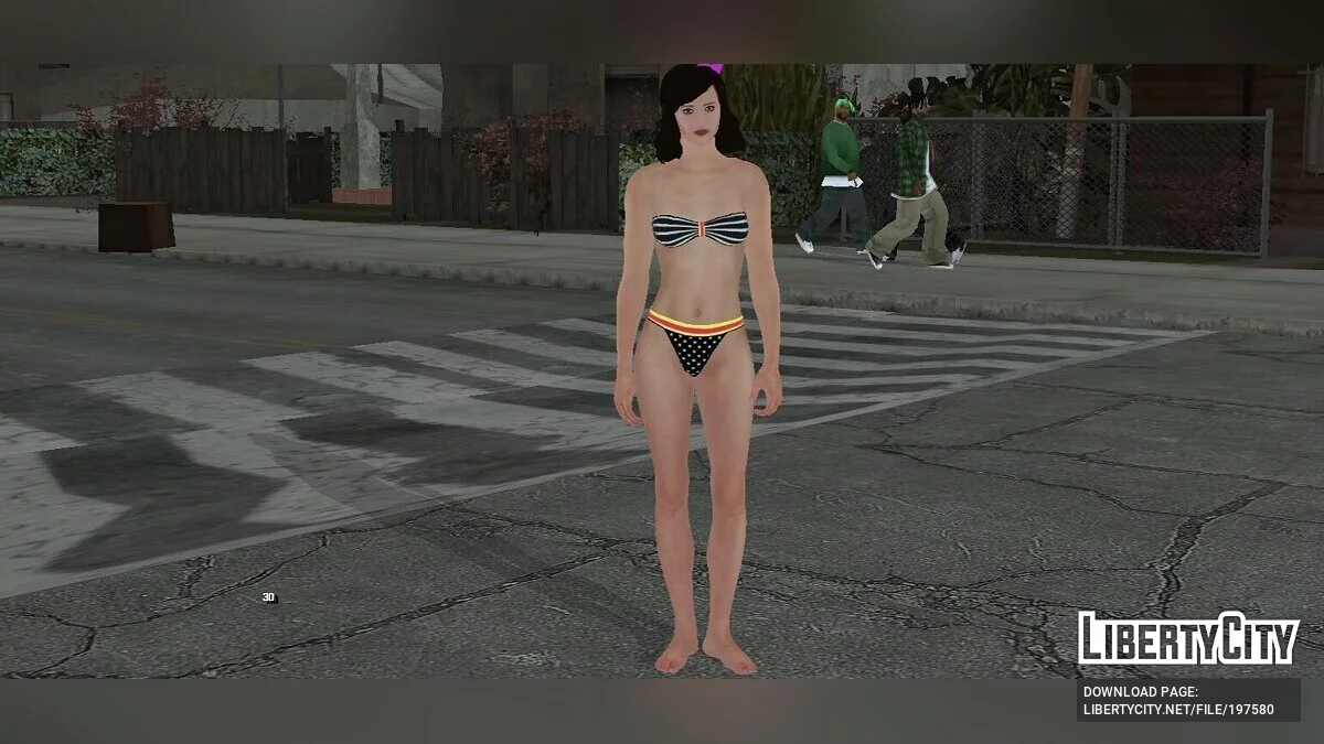 Дженни Майерс в бикини / GTA San Andreas (iOS, Android)