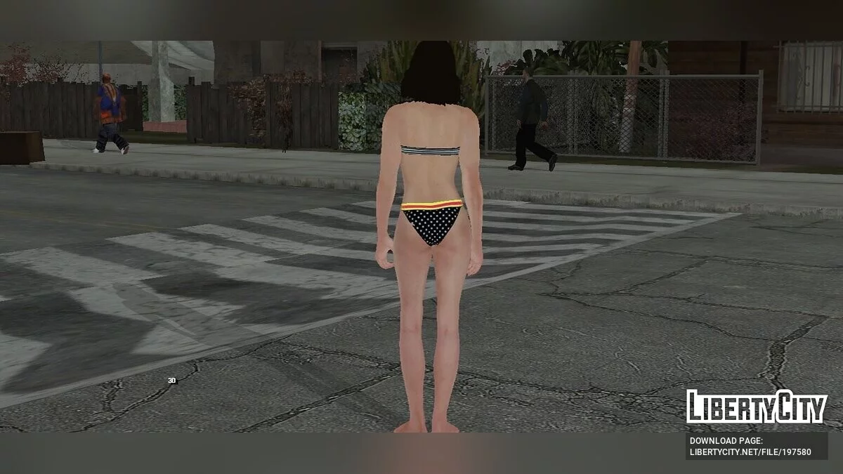 Дженни Майерс в бикини / GTA San Andreas (iOS, Android)