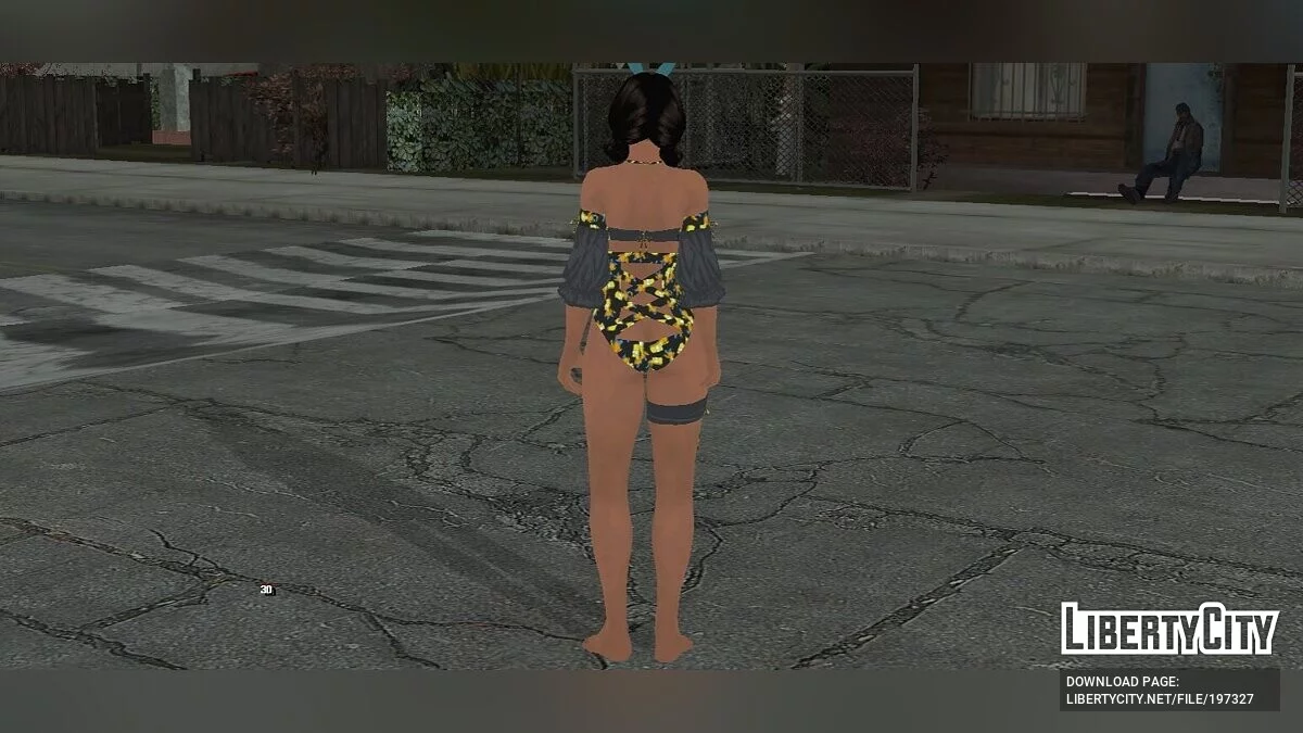 Джози Ризал в купальнике с Бартом / GTA San Andreas (iOS, Android)