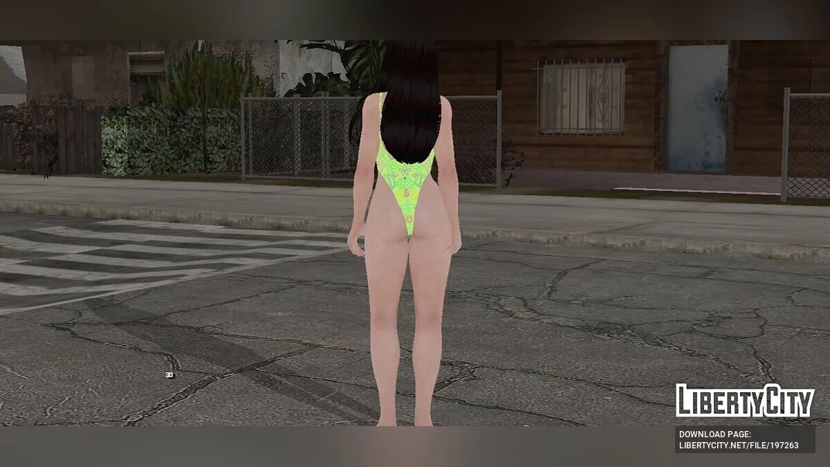 Кокоро в купальнике Луи Виттон / GTA San Andreas (iOS, Android)