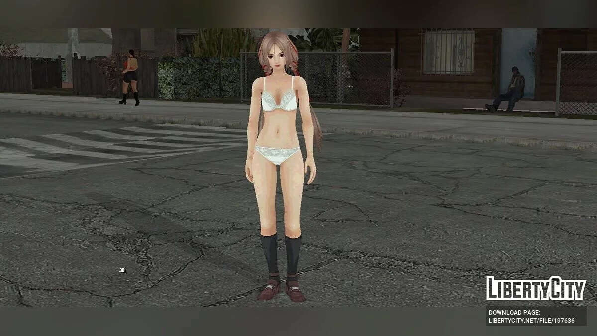 Риса Кубота в нижнем белье / GTA San Andreas (iOS, Android)