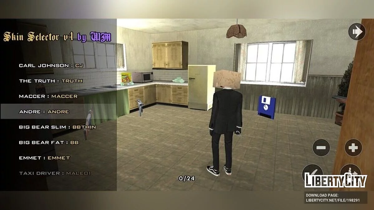 Cardboard Head / GTA San Andreas (iOS, Android)