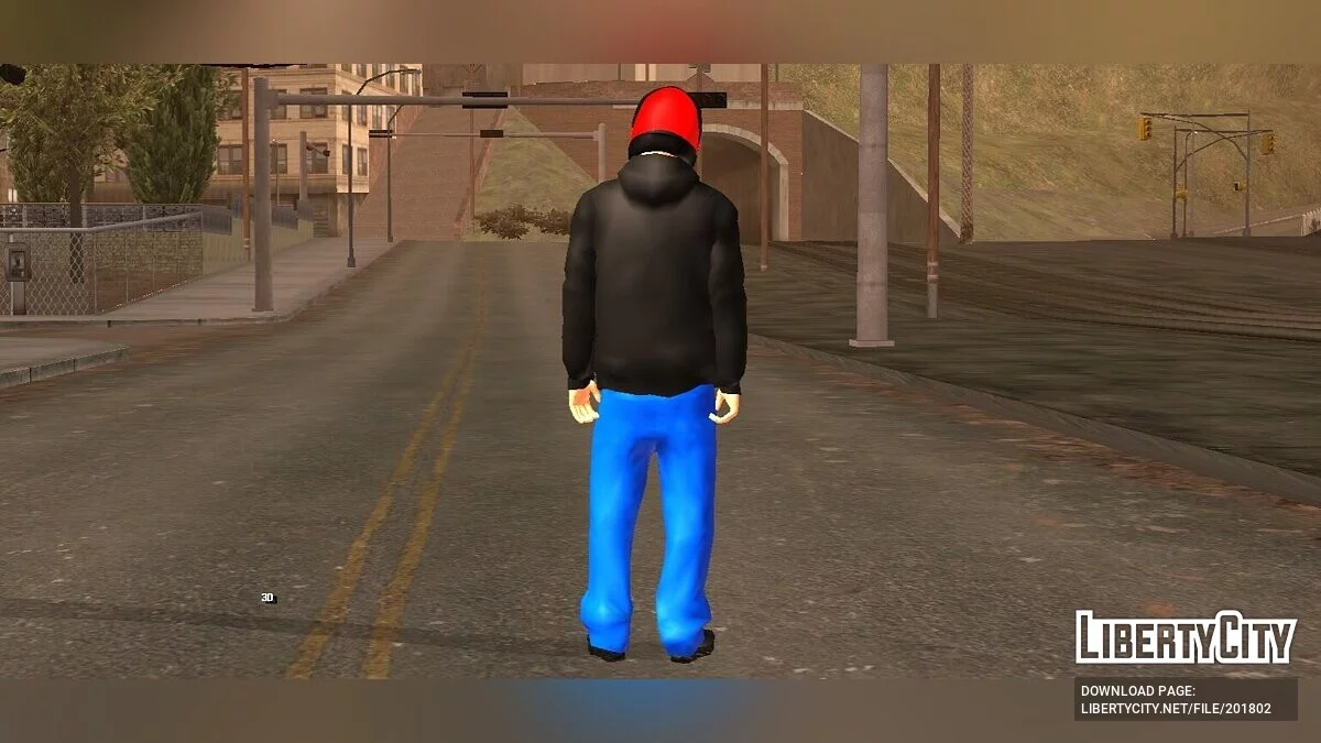 Байкер v1 (только DFF) / GTA San Andreas (iOS, Android)