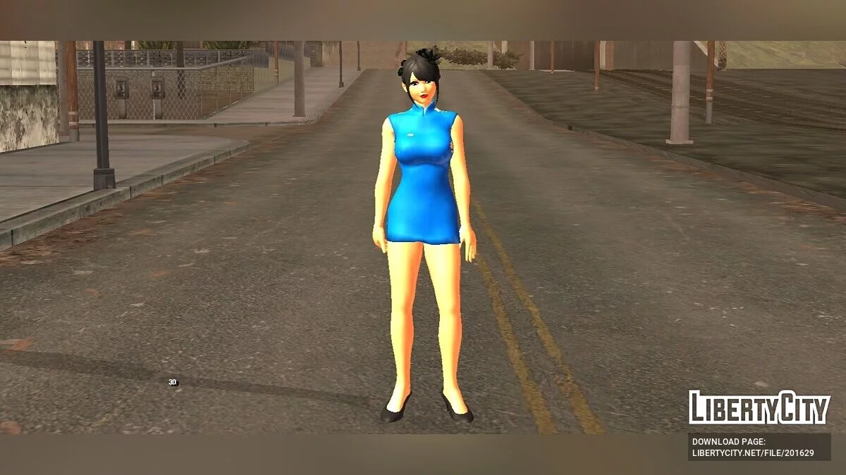 Девушка №3 (только DFF) / GTA San Andreas (iOS, Android)