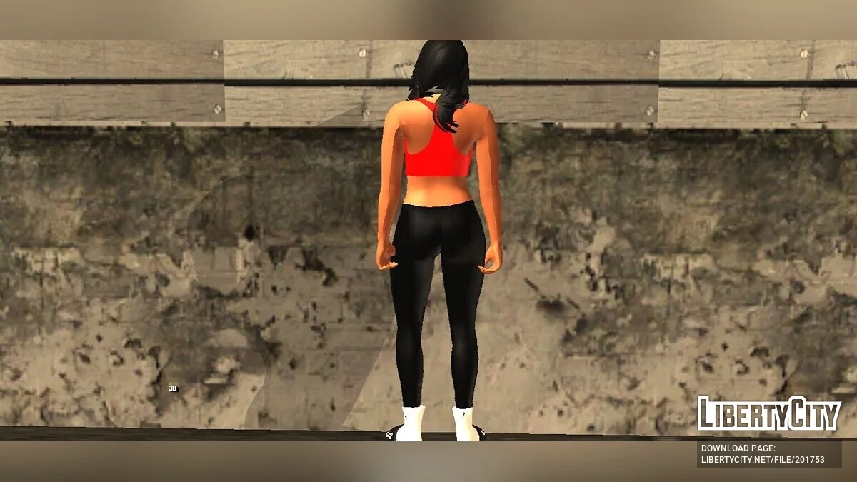 Девушка гангстер (только DFF) / GTA San Andreas (iOS, Android)