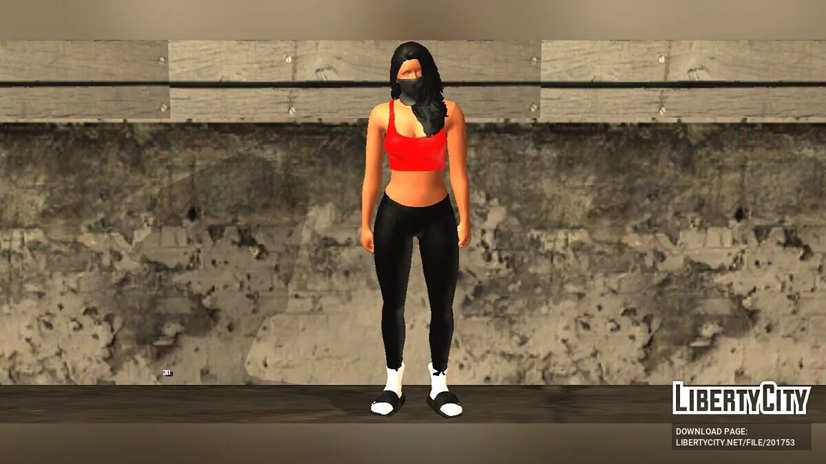 Девушка гангстер (только DFF) / GTA San Andreas (iOS, Android)