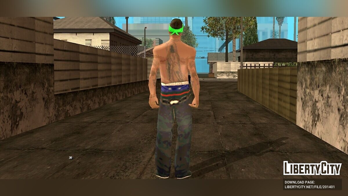 Скачать Вагос в цветах Grove Street для GTA San Andreas (iOS, Android)