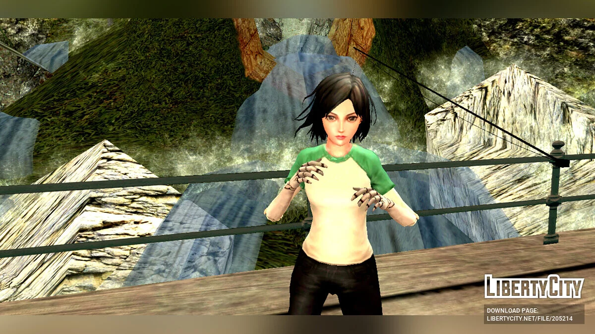 Алита из Battle Angel + женская анимация / GTA San Andreas (iOS, Android)