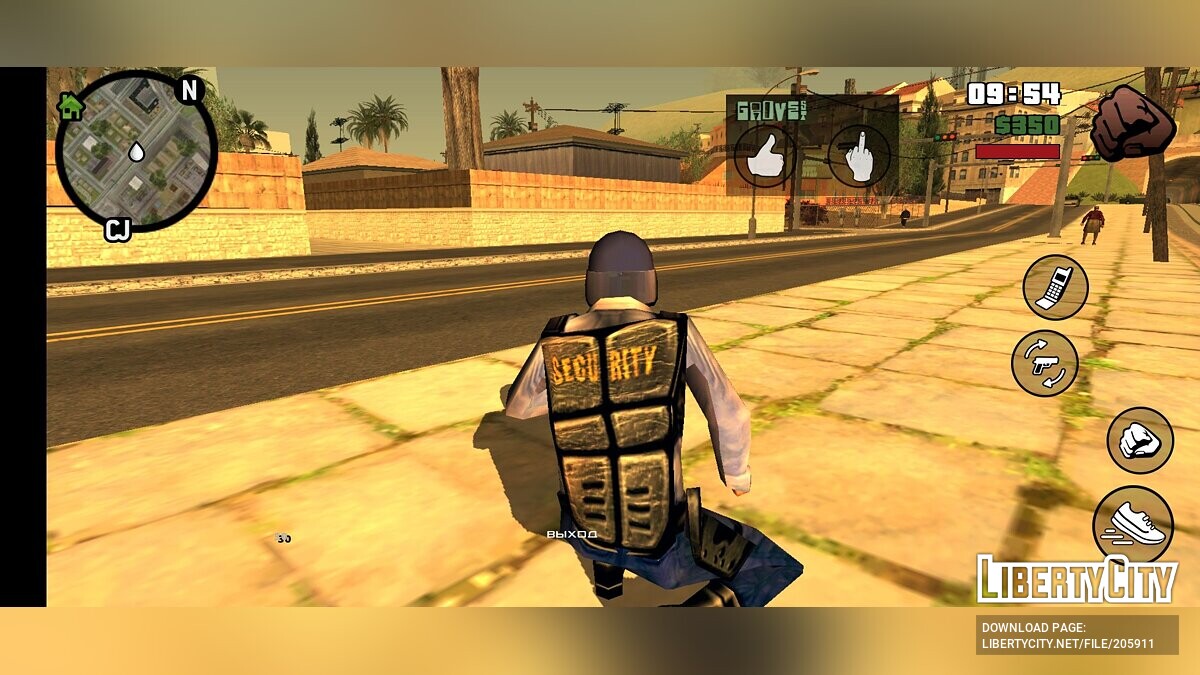 Скачать Охранник из Half-Life для GTA San Andreas (iOS, Android)