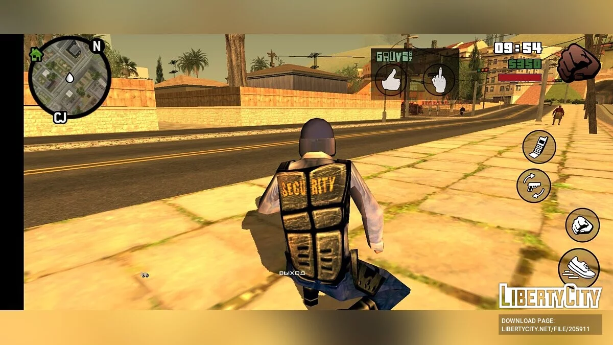 Охранник из Half-Life / GTA San Andreas (iOS, Android)