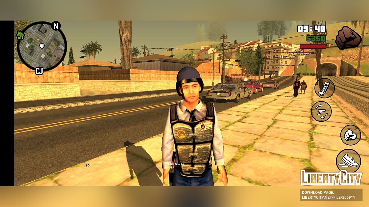 Скачать Охранник из Half-Life для GTA San Andreas (iOS, Android)